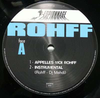 Rohff - Appelles Moi Rohff / Despee (1998)