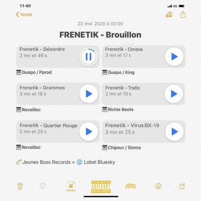 Frenetik - Brouillon (2020)